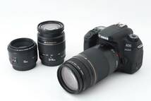 CANON EOS D9000 ボディ 2420万画素 Canon EF28-80㎜1:3.5-5.6 V USM、 Canon EF 75-300mm F4-5.6 II USM、 Canon EF50mm F1.8 II ☆765_画像2