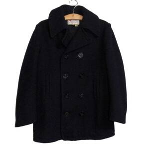 60’S Fox Knapp フォックスナップ 502-NAVY メルトン Pコート サイズ36 1960年代 アメリカ製 ヴィンテージ