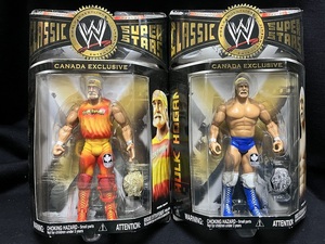 JAKKS：WWE Classic Superstars ハルク・ホーガン タイダイシャツVer.＆ブルータイツVer. w/ベルト（カナダ限定、未開封品）