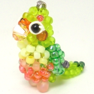  ho omi doria kaouro coin ko color change sinamon series beads. small bird *3WAY strap * smartphone Jack * fastener charm atelier small bird shop san 