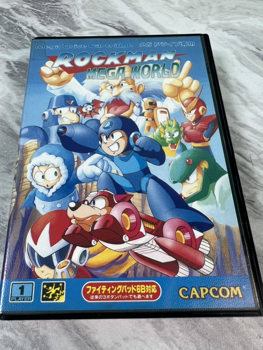 堅実な究極のテレビゲームメガドライブ/ロックマンメガワールド/ROCKMAN MEGA WORLD/MD www