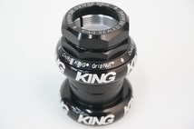 CHRIS KING GRIPNUT クリスキング グリップナット 1インチ イタリアン ITA/ENG スレッド ネジ切 ブラック スペーサー不可 新品 BEB1 0904_画像3