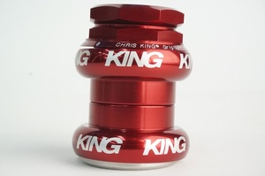 CHRIS KING GRIPNUT Chris King рукоятка гайка 1-1/8 дюймовый большой размер s красный винт порез красный красный проставка не возможно новый товар BFR1 0321