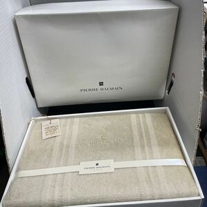 ○PIERRE BALMAIN PARIS マイヤーボアシーツ 140cm×230cm 未使用