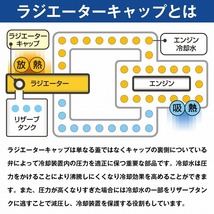 水温計付 ラジエーター キャップ 1.1k タイプB [パープル] エリシオンプレステージ/ELYSION PRESTIGE RR5 RR6 2007/01- J35A ラジエター_画像4