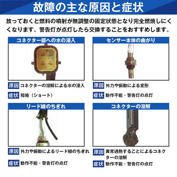 ポン付 O2センサー ワゴンRワイド/プラス/ソリオ MH21S FK/FL 18213-58J10 オーツーセンサー ラムダセンサー ポン付 O2センサー ワゴンRワイド/プラス/ソリオ MH21S FK/FL 18213-58J10 オーツーセンサー ラムダセンサー