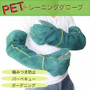 A-26[ new goods * unused ] pet training glove gardening BBQ dog sweatshirt trimming gloves heat-resisting gloves protection gloves 