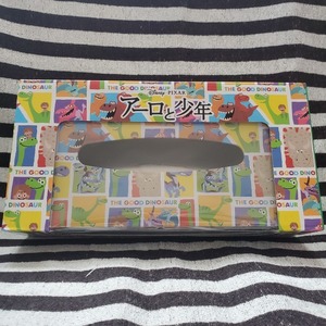 新品*未開封*アーロと少年*ティッシュケース*ブリキ製*缶ケース*ピクサー*ディズニー