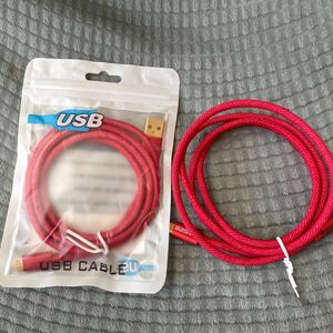 2本セット　Micro USB TYPE-B 充電ケーブル