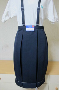 * elementary school student woman winter navy blue skirt 6ps.@hida size 120A new goods poly- 100%