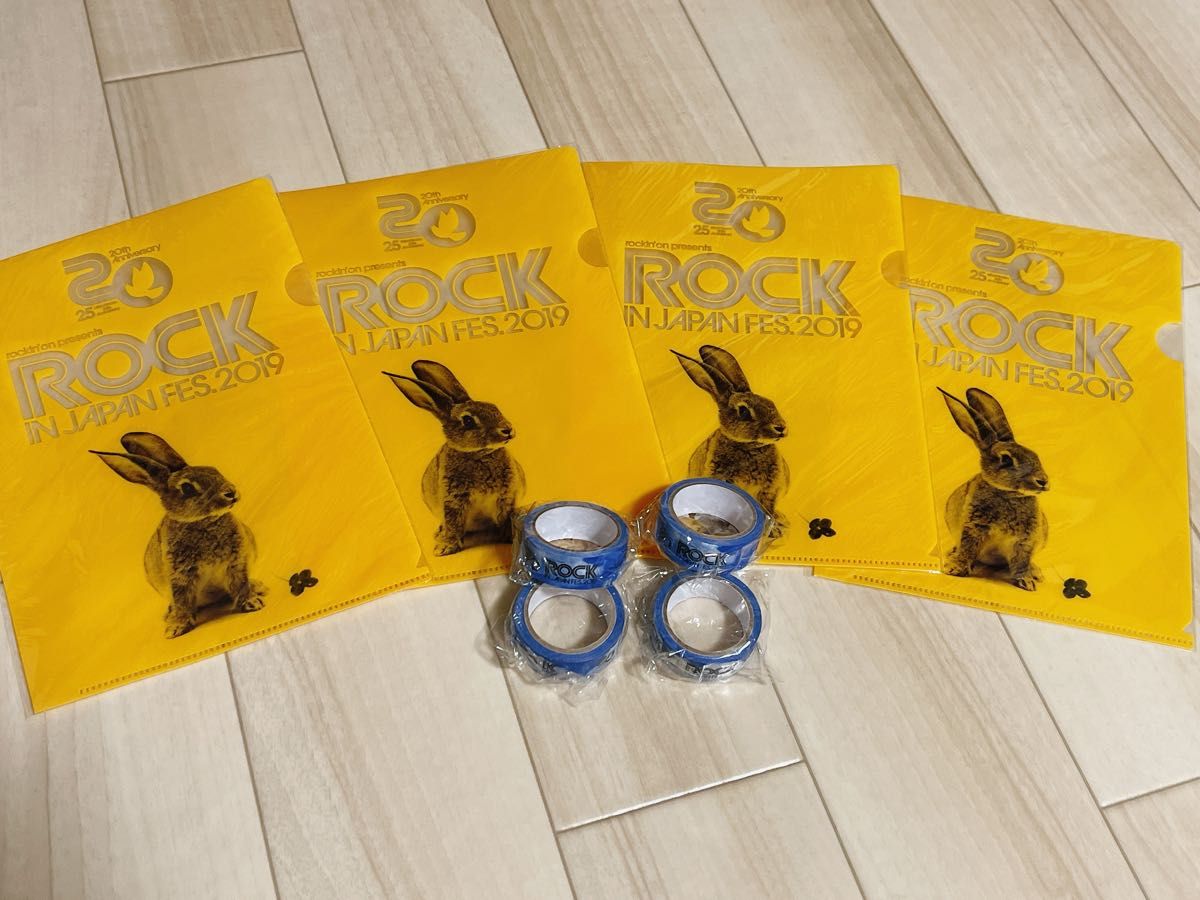 ROCK IN JAPAN FES クリアファイル マスキングテープ