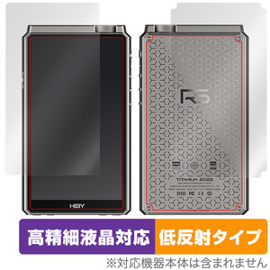 HiBy RS8 表面 背面 フィルム OverLay Plus Lite for 飯田ピアノ ハイビー RS8 表面・背面セット 高精細液晶対応 アンチグレア 反射防止