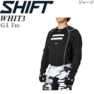 【在庫調整期間限定特価】 Shift オフロードジャージ WHIT3 モデル G.I. Fro ブラック/M