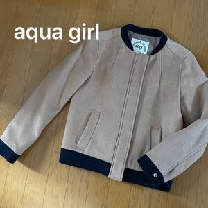 aqua girl ノーカラージャケット