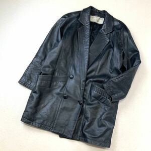 【極上のラムスキン】HARAJUKU MOTHER ハラジュクマザー 本革 羊革 レザージャケット レディース 9号 M ブラック