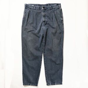 80's 90's リーバイス ドッカーズ ２タック ネイビー デニムパンツ (37位) Levi's デニムトラウザーズ 90年代 オールド 旧タグ DOCKERS