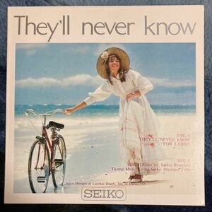 非売品7インチ、セイコー、SEIKO、they'll never know、和モノ