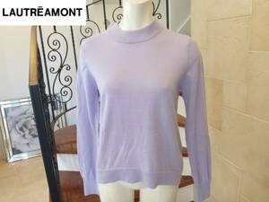 1.2 ten thousand LAUTREAMONTl low to rare mon* lavender long sleeve sweater 40 L corresponding 