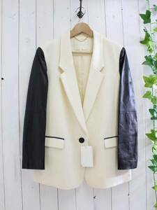  price 7 ten thousand 3 thousand jpy new goods *CLASS CLOSET.* original leather melt n jacket coat (13)