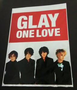 GLAY/小ポスター/4枚/2001年/ONE LOVE/36×32/ひとひらの自由など