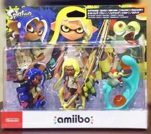 新品未開封 amiibo スプラトゥーン トリプルセット インクリング オクトリング コジャケ アミーボ スイッチ switch