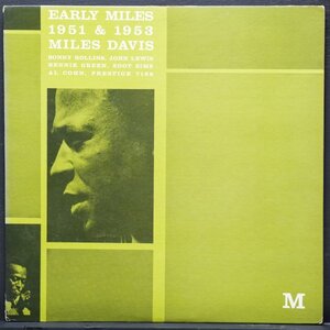 【米RVG刻印】MILES DAVIS 両溝あり MONO盤 EARLY MILES マイルスデイヴィス PRESTIGE / SONNY ROLLINS / ROY HAYNES