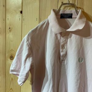 [KWT2945] FREDPERRY polo-shirt lady's baby pink S pohs 