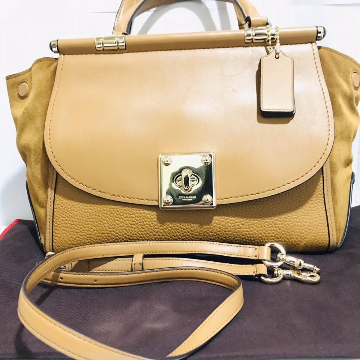 美品】コーチ ドリフター ハンドバッグ ショルダーバッグ 2way 38389