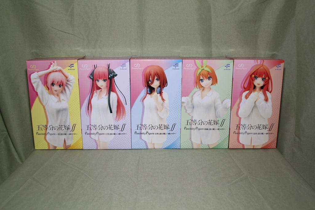 五等分の花嫁∬ Fascinity Figure 一花 二乃 三玖 四葉 五月