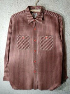 to5638　Levis　リーバイス　90ｓ　vintage　ビンテージ　長袖　チェック　デザイン　シャツ　人気　送料格安