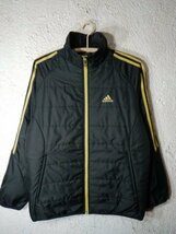 to5743　adidas clima PROOF　アディダス　クライマプルーフ　ジップ　中綿　ジャケット　人気_画像1