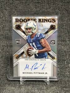 panini donruss optic prizm auto rookie kings michael pittman jr. colts 49シリ nfl