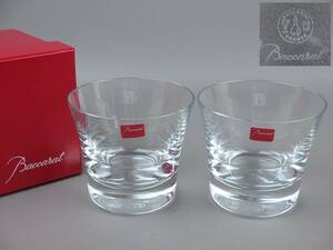 【骨董・酒器】★Baccarat バカラ★★ペアグラス③ ロックグラス dr152tgl.zb8. タンブラー