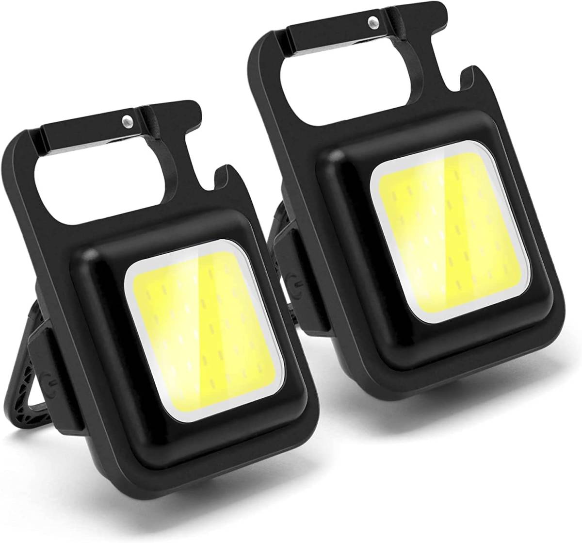 2個セット ミニ投光器 ミニ作業ライト ledライト 小型充電式led作業灯