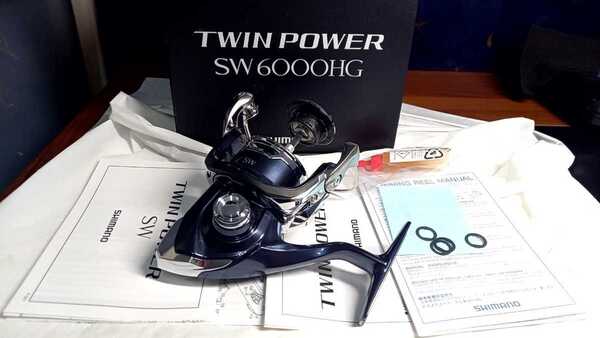 シマノ 21ツインパワー SW 6000HG 管理154B 本体のみ 日本製