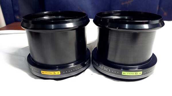 シマノ 06スピンパワー 管理894A パワーエアロ 3号 5号 スプール 2個セット 投げ釣り