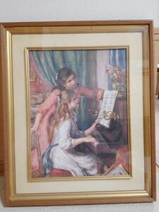 本日限定値下げ価格【複製画】「ピアノを弾く少女たち」1892年,ルノワール