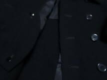 ☆MARVY JAMOKE　マビージャモーク　black pea coat ピーコート　ジャケット　美品　黒 38 M size　ウール90　MJ-9028-11　メンズ　日本製_画像9