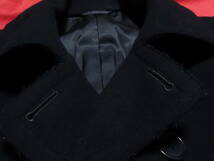 ☆MARVY JAMOKE　マビージャモーク　black pea coat ピーコート　ジャケット　美品　黒 38 M size　ウール90　MJ-9028-11　メンズ　日本製_画像8