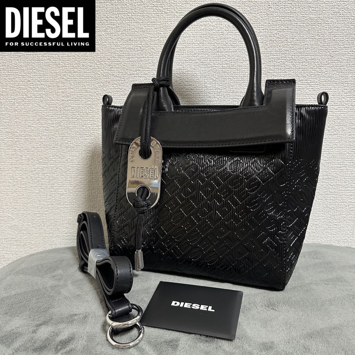 未使用 タグ付き 定価33 000円 DIESEL ディーゼル エンボスロゴ