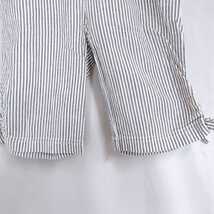 marie claire マリクレール 半ズボン パンツ ボトムス ストライプ ホワイト系 履物 子供用 子供服 衣類 服 ショート_画像3