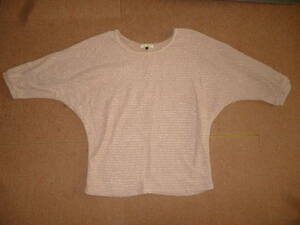 PROPORTION BODY DRESSING　七分袖　トップス　size FR ピンク　