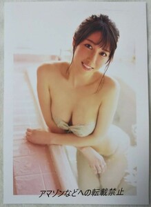 秦瑞穂 Glossy 特典ポートレート 谷間 バスルーム・ネオデカイエロー・秦瑞穂×福島裕二写真展・なんじゃシスターズ・秦みずほ・秘湯ロマン