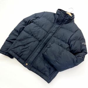 フカフカ♪ 渋い風合い◎ Abercrombie&Fitch KEMPSHALL JACKET ダウンジャケット ネイビー S アメカジ アバクロンビーアンドフィッチ■S935