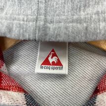 ルコック ☆ le coq sportif チェック デザインがおしゃれ♪ スウェット パーカー グレー S レディース ゴルフ GOLF タウンユース■S839_画像5