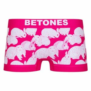 BETONES ビトーンズ 【TINO】 PINK 新品正規品 レディース ボクサーパンツ 下着 フリーサイズ(郵便送料込み)