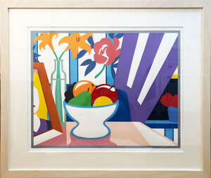 トム・ウェッセルマン / TOM WESSELMANN “ STILL LIFE WITH LILIES AND MIXED FRUITS ” オリジナル LTD.エディション・プリント O-242