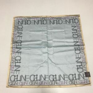 新品　タグ付き　◆ セリーヌスカーフ　綿100% 日本製50x50cm