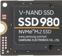 2枚目★新品同様保証付★Samsung 980 1TB PCIe Gen 3.0 ×4 NVMe M.2 最大 3,500MB/秒 内蔵 SSD MZ-V8V1T0B/EC 国内正規保証品_画像2