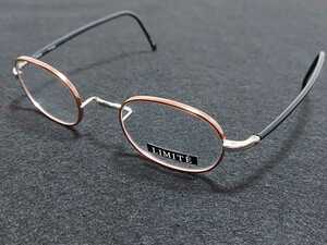 新品　LIMITE　日本製　メガネ　眼鏡　高級感　上品　フルリム　チタン ピンクゴールド　一山